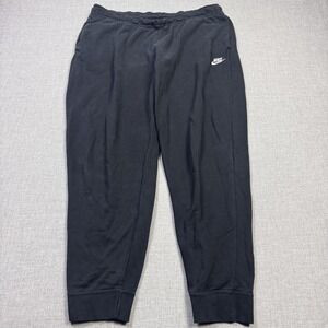 Nike Sweatpants Mens XL Black Sportswear Club Fleece Jogger Drawstring Pockets